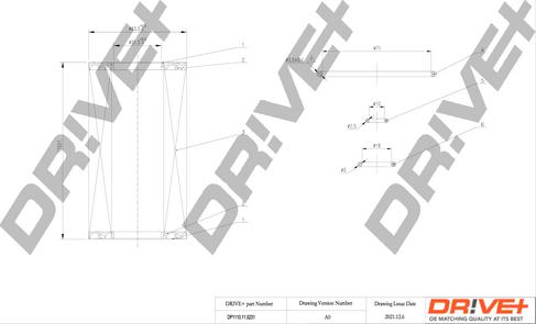 Dr!ve+ DP1110.11.0231 - Eļļas filtrs ps1.lv