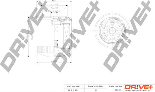 Dr!ve+ DP1110.11.0272 - Eļļas filtrs ps1.lv