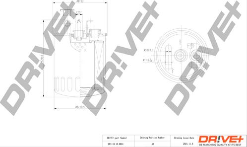 Dr!ve+ DP1110.13.0041 - Degvielas filtrs ps1.lv