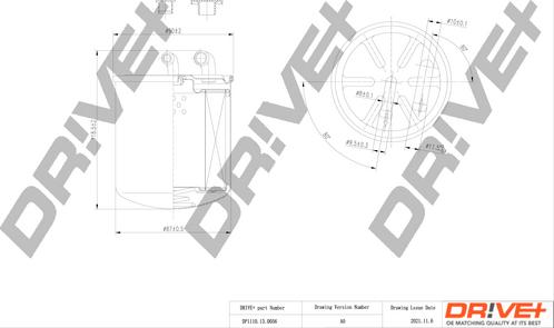 Dr!ve+ DP1110.13.0056 - Degvielas filtrs ps1.lv