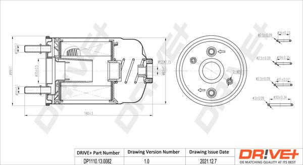 Dr!ve+ DP1110.13.0082 - Degvielas filtrs ps1.lv