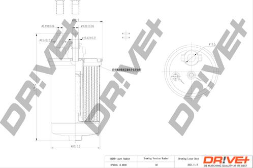 Dr!ve+ DP1110.13.0039 - Degvielas filtrs ps1.lv