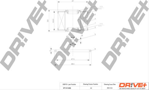 Dr!ve+ DP1110.13.0032 - Degvielas filtrs ps1.lv