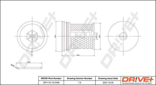 Dr!ve+ DP1110.13.0169 - Degvielas filtrs ps1.lv