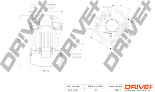 Dr!ve+ DP1110.13.0203 - Degvielas filtrs ps1.lv