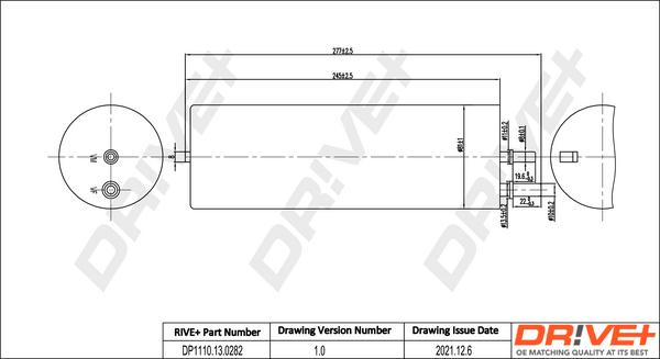 Dr!ve+ DP1110.13.0282 - Degvielas filtrs ps1.lv