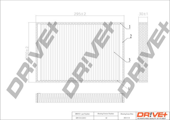 Dr!ve+ DP1110.12.0011 - Filtrs, Salona telpas gaiss ps1.lv