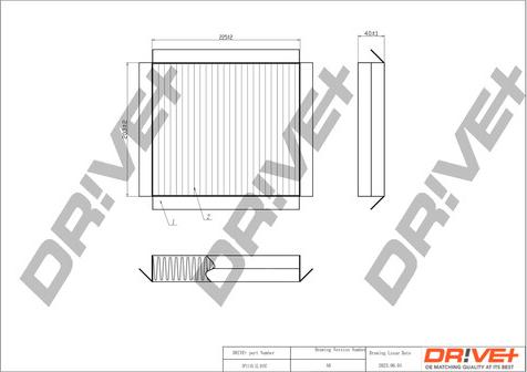 Dr!ve+ DP1110.12.0197 - Filtrs, Salona telpas gaiss ps1.lv