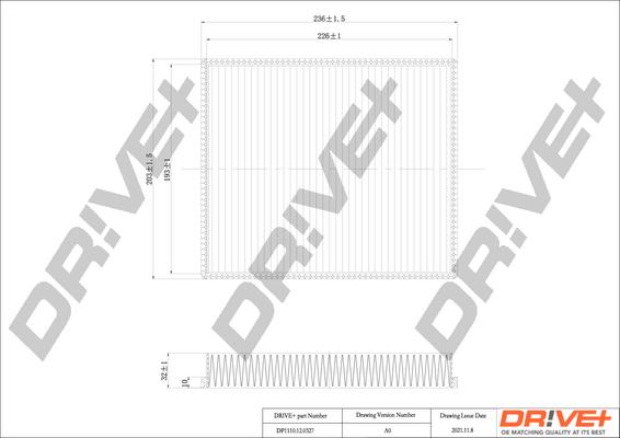 Dr!ve+ DP1110.12.0327 - Filtrs, Salona telpas gaiss ps1.lv