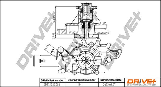 Dr!ve+ DP2310.10.006 - Ūdenssūknis ps1.lv