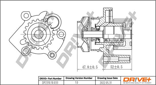 Dr!ve+ DP2310.10.033 - Ūdenssūknis ps1.lv