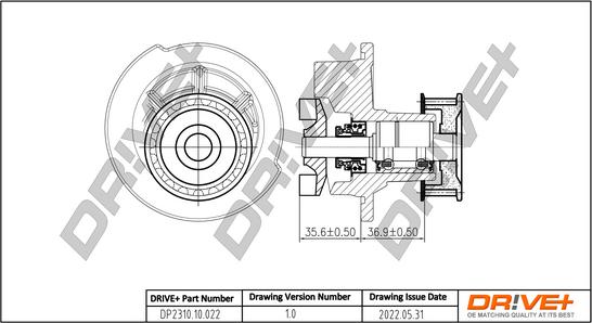 Dr!ve+ DP2310.10.022 - Ūdenssūknis ps1.lv