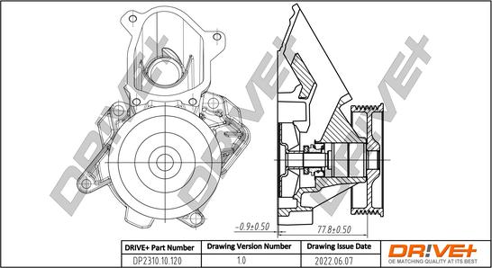 Dr!ve+ DP2310.10.120 - Ūdenssūknis ps1.lv
