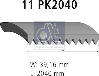 DT Spare Parts 4.80693 - Ķīļrievu siksna ps1.lv