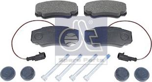 DT Spare Parts 6.95122 - Bremžu uzliku kompl., Disku bremzes ps1.lv