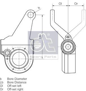 DT Spare Parts 3.62411 - Sviru un stiepņu sistēma, Bremžu sistēma ps1.lv