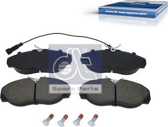 DT Spare Parts 12.93109 - Bremžu uzliku kompl., Disku bremzes ps1.lv