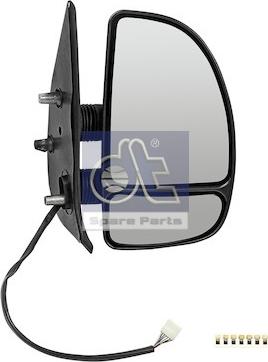 DT Spare Parts 12.83035 - Ārējais atpakaļskata spogulis, Vadītāja kabīne ps1.lv