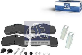 DT Spare Parts 3.96405 - Bremžu uzliku kompl., Disku bremzes ps1.lv