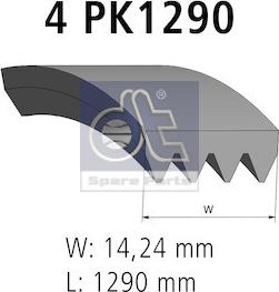 DT Spare Parts 3.34339 - Ķīļrievu siksna ps1.lv