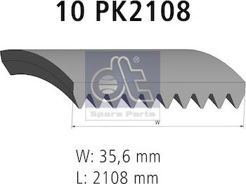 DT Spare Parts 3.34326 - Ķīļrievu siksna ps1.lv