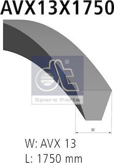 DT Spare Parts 3.34269SP - Ķīļsiksnas komplekts ps1.lv