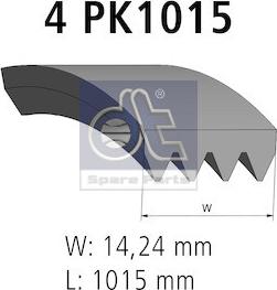 DT Spare Parts 7.54817 - Ķīļrievu siksna ps1.lv