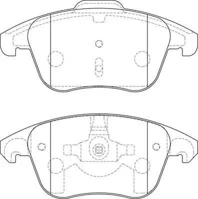 BOSCH 986494877 - Bremžu uzliku kompl., Disku bremzes ps1.lv