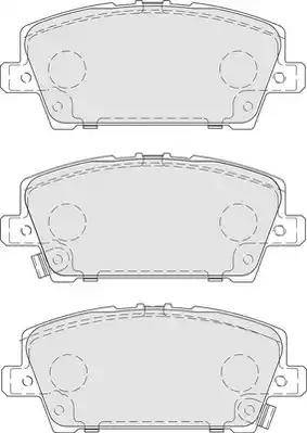 DJ Parts BP1768 - Bremžu uzliku kompl., Disku bremzes ps1.lv