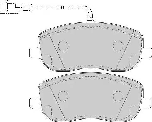 BOSCH 986494068 - Bremžu uzliku kompl., Disku bremzes ps1.lv