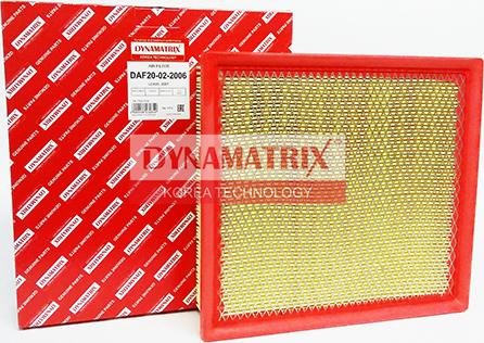 Dynamatrix DAF20-02-2006 - Gaisa filtrs ps1.lv