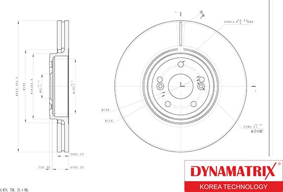 Dynamatrix DBD1405 - Bremžu diski ps1.lv