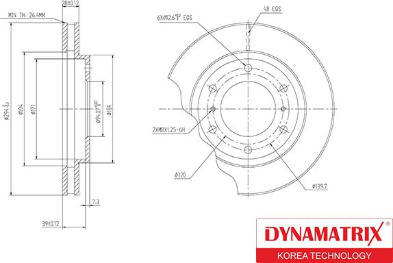 Dynamatrix DBD1818 - Bremžu diski ps1.lv