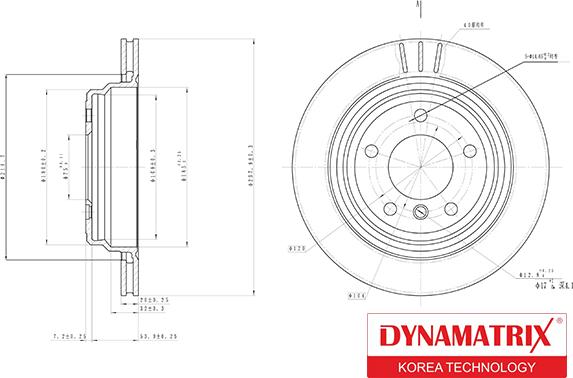 Dynamatrix DBD836 - Bremžu diski ps1.lv