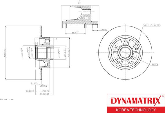 Dynamatrix DBDR1040 - Bremžu diski ps1.lv