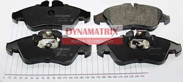 Dynamatrix DBP1038 - Bremžu uzliku kompl., Disku bremzes ps1.lv