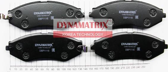 Dynamatrix DBP1116 - Bremžu uzliku kompl., Disku bremzes ps1.lv