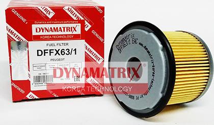 Dynamatrix DFFX63/1 - Degvielas filtrs ps1.lv