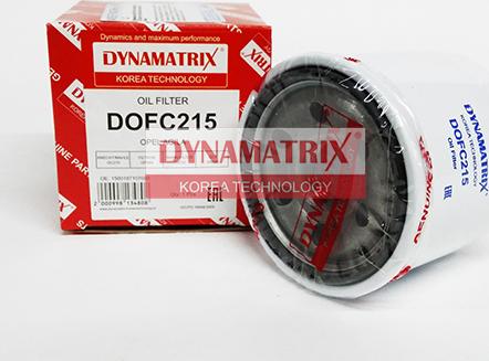 Dynamatrix DOFC215 - Eļļas filtrs ps1.lv