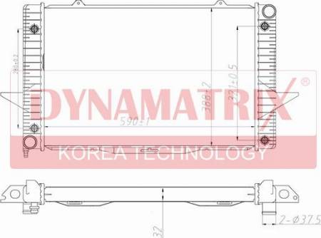 Dynamatrix DR65539A - Radiators, Motora dzesēšanas sistēma ps1.lv