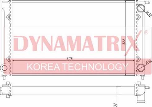 Dynamatrix DR651511 - Radiators, Motora dzesēšanas sistēma ps1.lv