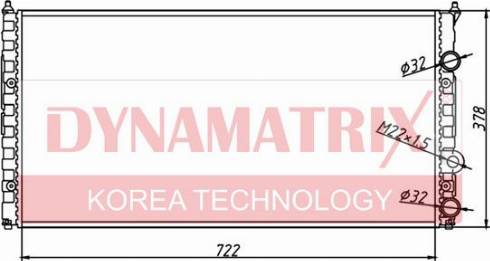 Dynamatrix DR652491 - Radiators, Motora dzesēšanas sistēma ps1.lv