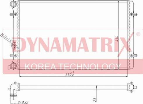 Dynamatrix DR652011 - Radiators, Motora dzesēšanas sistēma ps1.lv