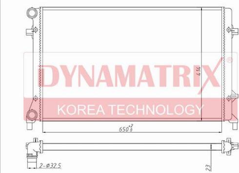 Dynamatrix DR65277 - Radiators, Motora dzesēšanas sistēma ps1.lv