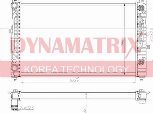 Dynamatrix DR60499 - Radiators, Motora dzesēšanas sistēma ps1.lv