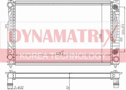 Dynamatrix DR60498 - Radiators, Motora dzesēšanas sistēma ps1.lv