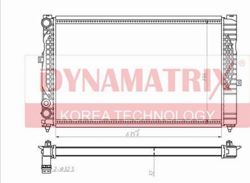 Dynamatrix DR60299 - Radiators, Motora dzesēšanas sistēma ps1.lv