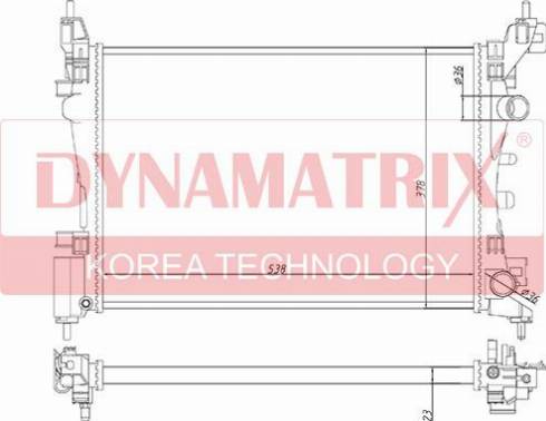 Dynamatrix DR61918 - Radiators, Motora dzesēšanas sistēma ps1.lv