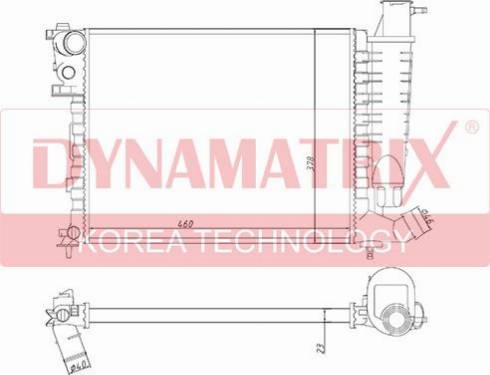 Dynamatrix DR613671 - Radiators, Motora dzesēšanas sistēma ps1.lv