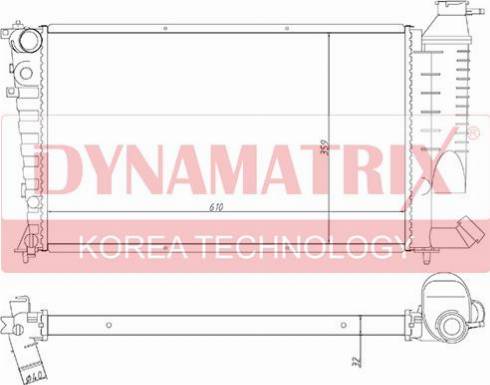 Dynamatrix DR61313 - Radiators, Motora dzesēšanas sistēma ps1.lv